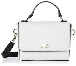 Guess Little Paris Mini Crossbody Print Golden