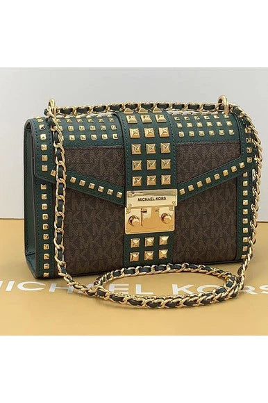 Michael kors 2025 racing green handbag