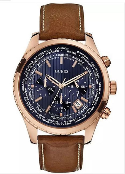 【GUESS】メンズ腕時計　W0500G1 (保証書付) GUESS】メンズ腕時計W0500G1 (保証書付)