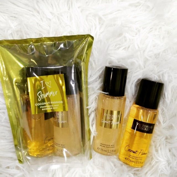 Victoria's Secret COCONUT PASSION I Love Shimmer Mist (Lot of