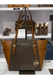 Michael Kors Charlotte Large Leather Top-Zip Tote Bag - 35T0GCFT3B