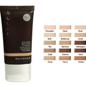 Becca Ever-Matte Shine Proof Foundation - Tan| Cheeks Pakistan
