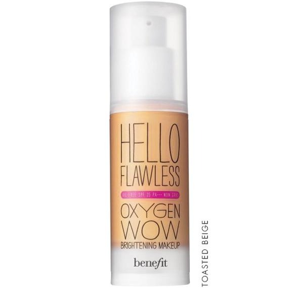 Benefit Hello Flawless Oxygen Wow Foundation - Toasted Beige| Cheeks Pakistan