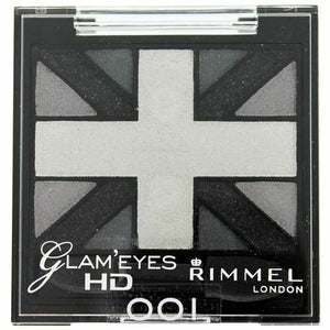 Rimmel Glam Eyes Quad Shadow-001 Black Cab| Cheeks Pakistan