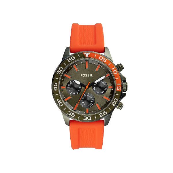 Fossil red face mens watch outlet