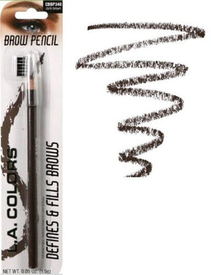 L.A. Colours Brow Pencil - Dark Brown 348| Cheeks Pakistan