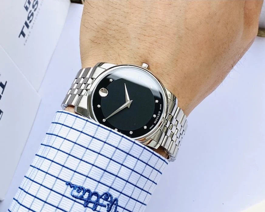 Mens movado with diamonds clearance