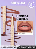 SHEGLAM Lipstick & Liner Duo-Macaron