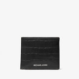 Michael Kors Black Cooper Embossed Billfold Wallet - 36F1LCOF1E