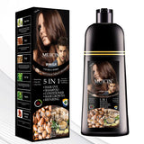 Muicin Professional 5 In 1 Hair Color Shampoo - Brown