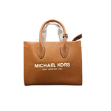 Michael Kors Mirella Shopper Crossbody Leather Bag in Luggage – 35S2G7ZC5L