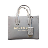Michael Kors Mirella Shopper Crossbody Leather Bag In Chambray – 35S2G7ZC5L