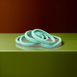Light Green Stretchable Pony (Pack of 5) - P39