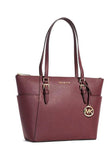 Michael Kors Charlotte Large Leather Top-Zip Tote Bag - 35T0GCFT7L