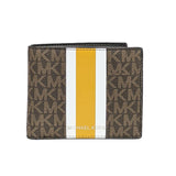 Michael Kors 36F1LCOF6B Signature Cooper 3 In 1 Wallet With Stripes Brown/Multi