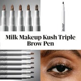 Milk Makeup Kush Triple Brow Pen - Herb
