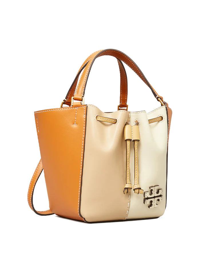 Tory Burch Small McGraw Patchwork Bucket Bag – 88137