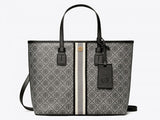 Tory Burch Large T-Monogram Coated Canvas Black Bag-TB81964