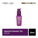 L'Oreal Elvive Keratin Straight Anti Frizz Serum - 50 ml