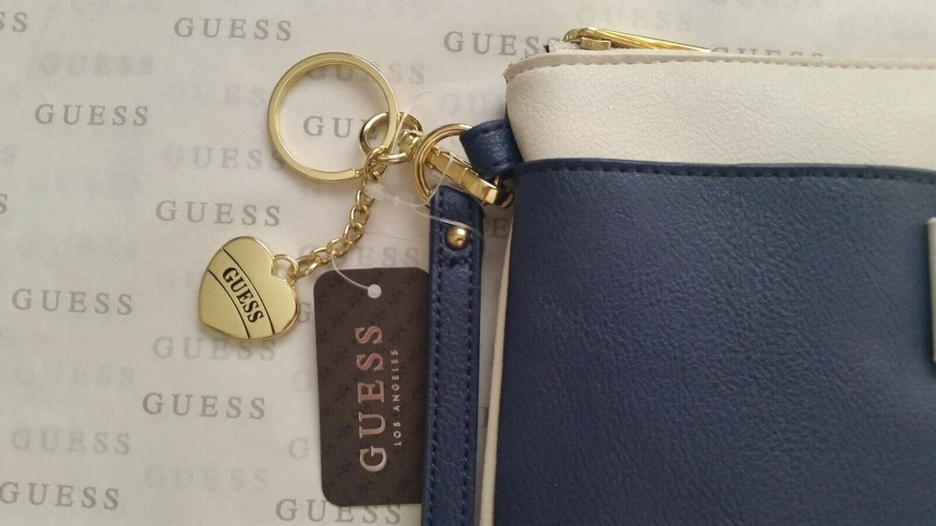 Guess wristlet best sale pouch