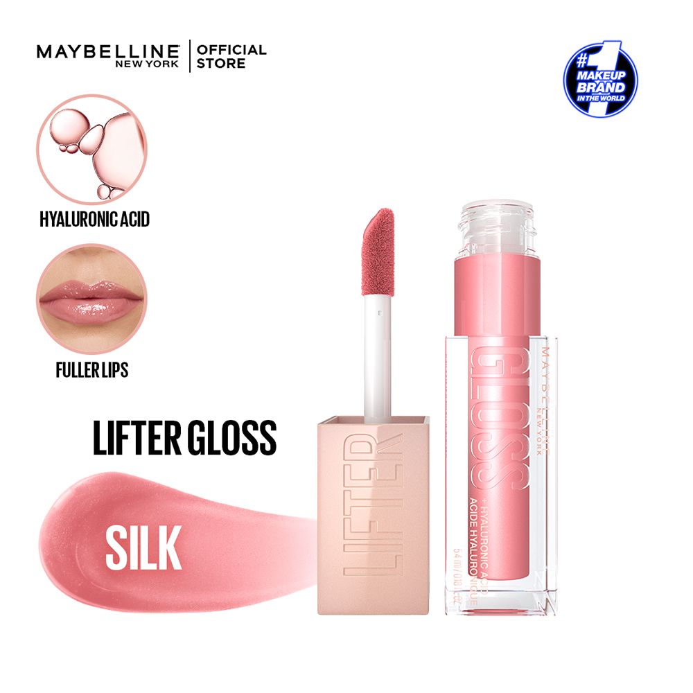 Maybelline Lifter Gloss + Hyaluronic Acid - 004 Silk| Cheeks Pakistan