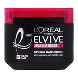 L'Oreal Elvive Arginine Resist x 3 48Hr Styling Hair Cream - 200ml