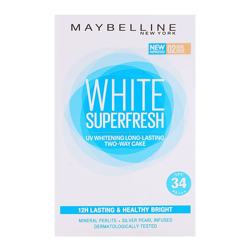 Maybelline White Super Fresh Two Way Cake SPF 34PA+++