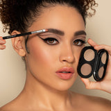 Your must-have brow powder features 2 shades for a custom color blend, giving you full creative control for filling in and defining with a soft finish.