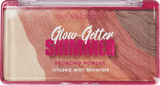 Are you a Glow Getter? Our shimmer-brick bronzing powder is perfect for creating a subtle glow or blinding highlight.