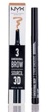 Nyx 3 Dimensional Brow Sourcil 3d - Soft Brown