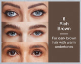 Huda Beauty Bomb Brows Microshade Brow Pencil - 6 Rich Brown| Cheeks Pakistan