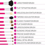 BH Cosmetics Carnival Celebration 12-pc Brush Set