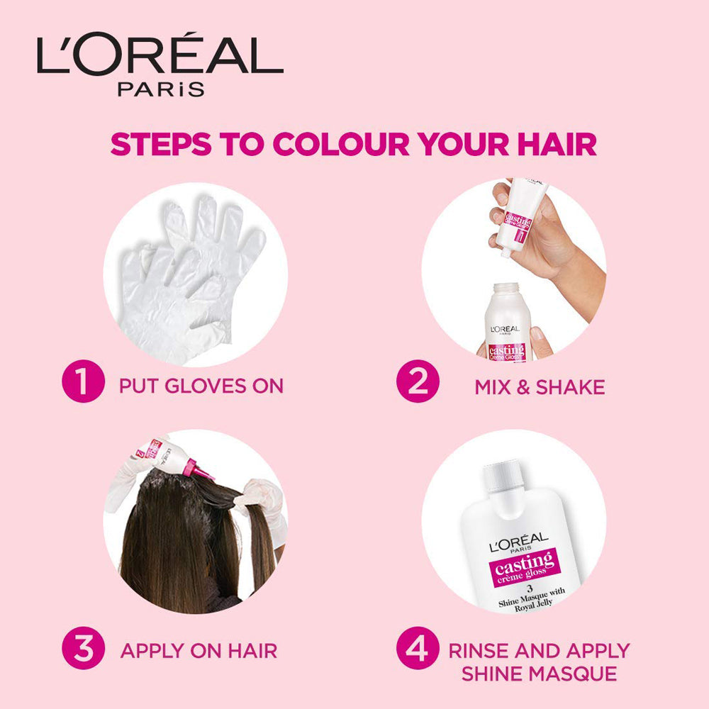 L'Oreal Casting Creme Gloss Hair Dye - 600 Dark Blonde| Cheeks Pakistan