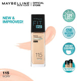 Maybelline Fit ME Matte + Poreless Foundation 16H SPF22 -115