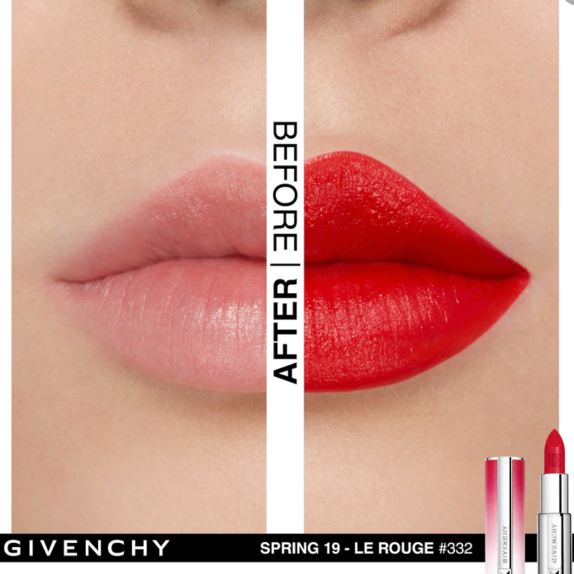 Givenchy Le Rouge Lipstick Fearless 332 Cheeks Pakistan