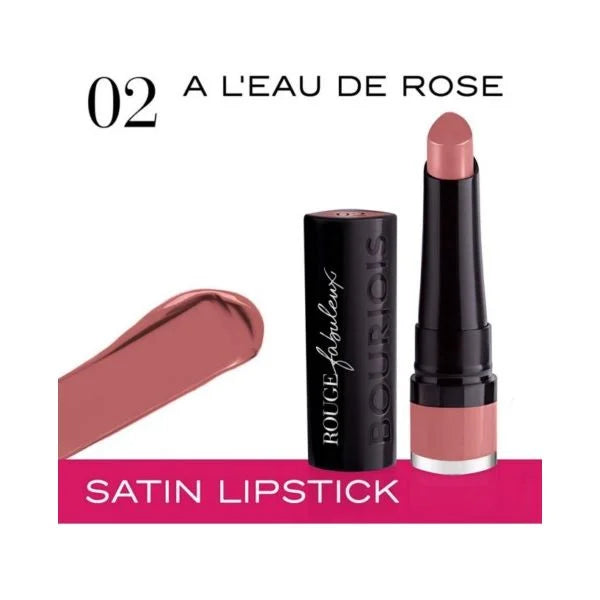 Bourjois Rouge Fabuleux Lipstick - 02 A'Leau De Rose