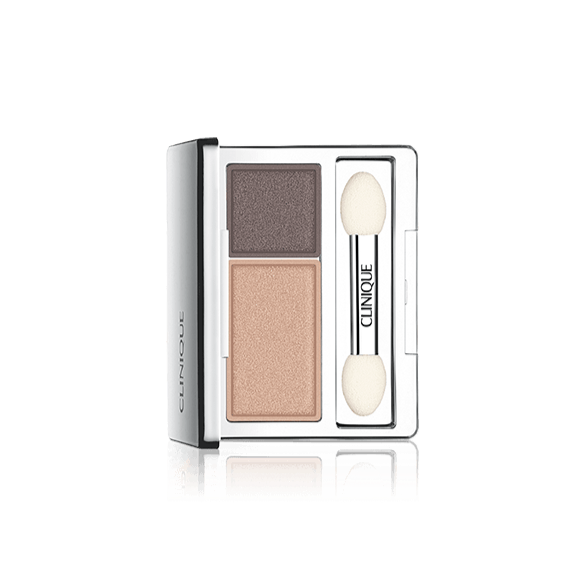 Clinique All About Shadow Duo 04 Ivory Bisque/Bronze Satin Cheeks