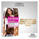 L'Oreal Casting Creme Gloss Hair Dye - 535 Mahogany Golden Light Brown| Cheeks Pakistan