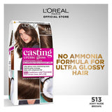 L'Oreal Casting Creme Gloss Hair Dye - 513 Ashy Nude Brown| Cheeks Pakistan