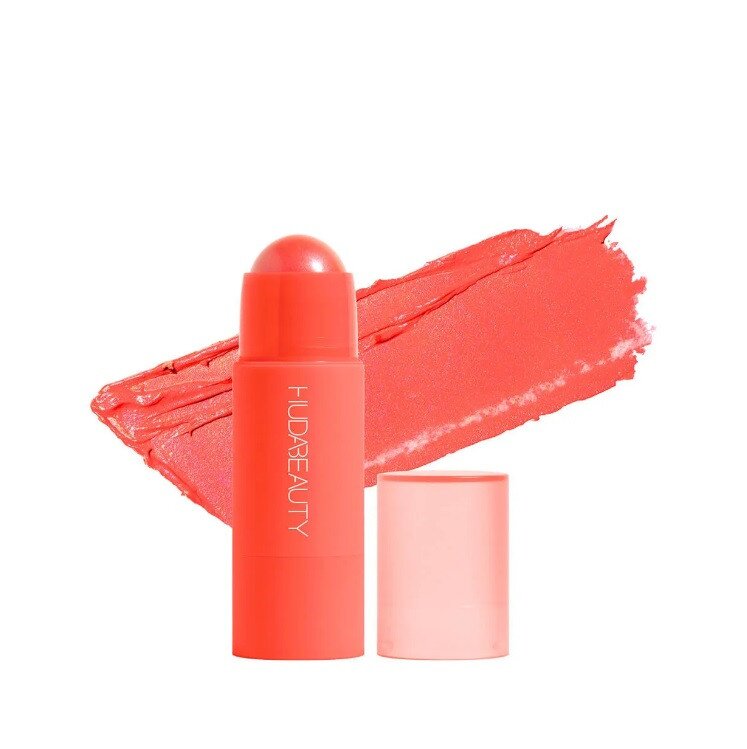 Huda Beauty Cheeky Tint Blush Stick - Coral Cutie