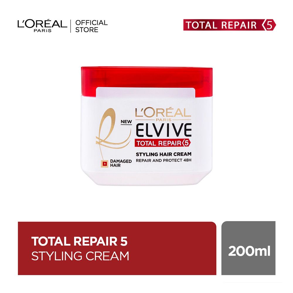 L'Oreal Elvive Total Replair 5 48Hr Styling Cream| Cheeks Pakistan