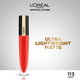 L'Oreal Rouge Signature Lipstick- 115 I Don't|Cheeks Pakistan