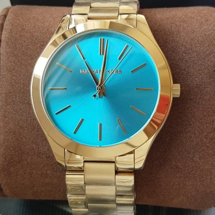 michael kors watch women's blue face