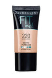 Maybelline Fit ME Matte + Poreless Foundation SPF22 - 220|Cheeks Pakistan