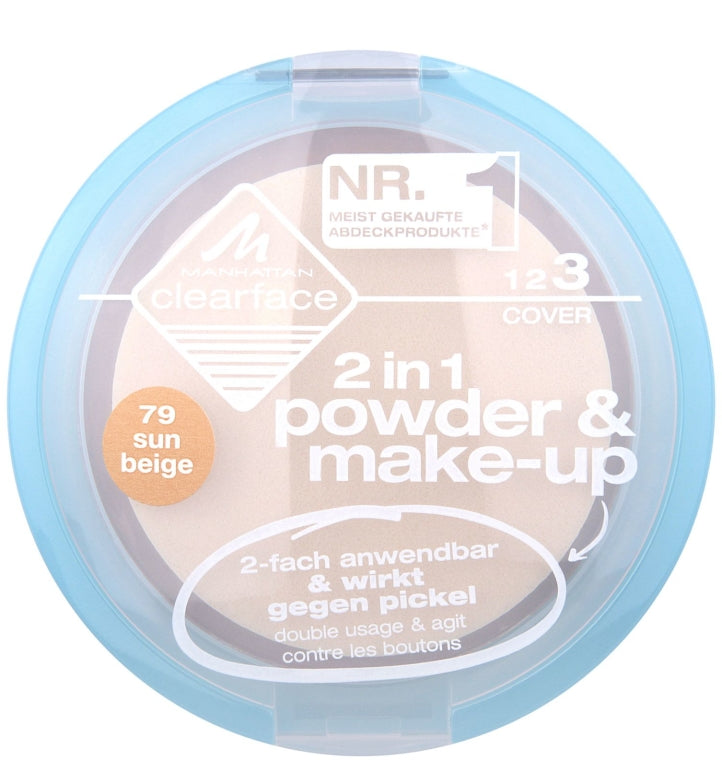 Manhattan Clear Face 2-in-1 Powder & Makeup
